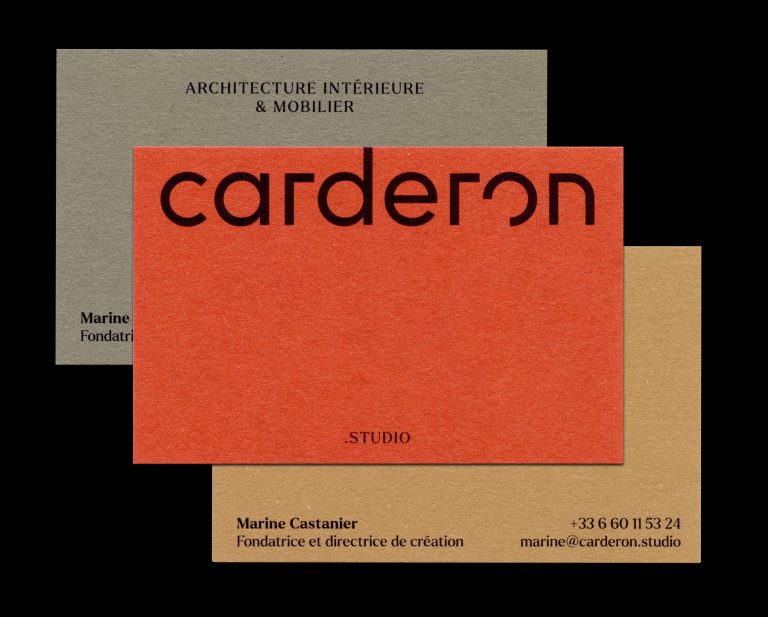 Carte de visite du studio Carderon