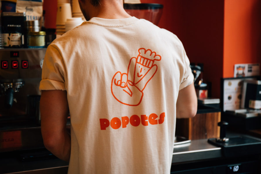 Photo du t-shirt des équipes de Popotes